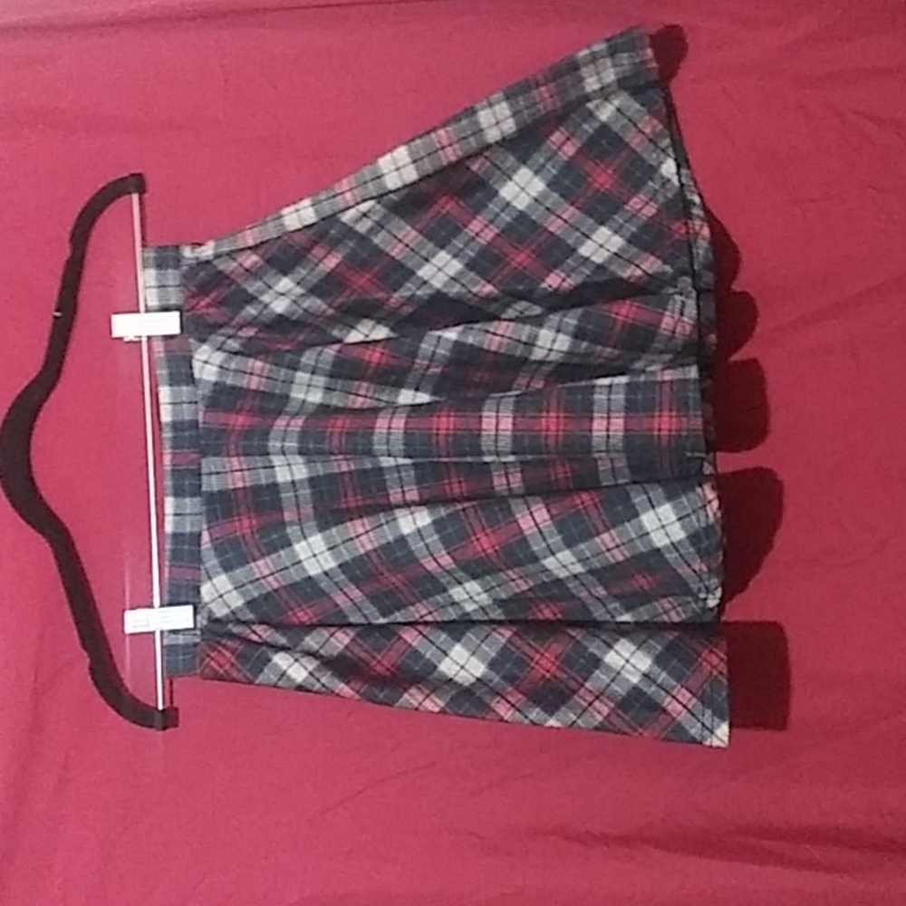 Cecico plaid mini skirt